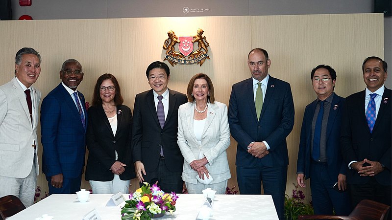 https://commons.wikimedia.org/wiki/File:Nancy_Pelosi_met_with_Lawrence_Wong_in_Singapore_-_2022.jpg